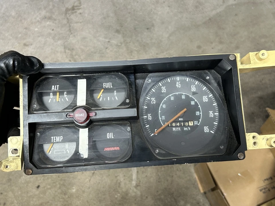 75-80 Dodge D-100 Truck Instrument Cluster gauge - D Series W100 D150 D200 D300 - Image 3 of 4
