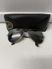 Ray Ban RB3025 W3277 AVIATOR Silver Mirror/ SILVER AUTHENTIC ITALY 58mm