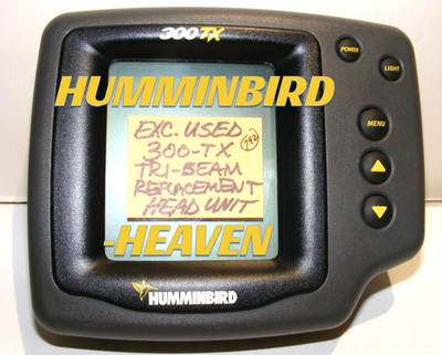 EUC HUMMINBIRD 300TX REPLACEMENT HEAD UNIT REPLACE WIDE OPTIC PORTRAIT 400TX
