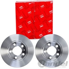2X TRW BREMSSCHEIBEN 230mm VOLL HINTEN PASSEND FÜR AUDI A1 A2 A3 TT SEAT ARONA