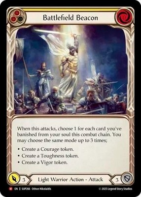 BATTLEFIELD BEACON (YELLOW) NM! *FAB - SUPER SLAM*