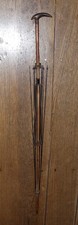 VTG LADIES VICTORIAN UMBRELLA PARASOL SKELETON Wood Shaft 32" LONG