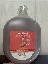 Hand Soap Gel Pink Grapefruit 34 Fl Oz Pack M...