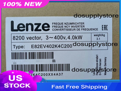 E82EV402K2C200 NEW LENZE E82EV402_2C200 Frequency Inverter E82EV402-2C200