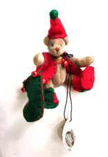 Ganz "Bixby" Cottage Collectibles Miniature Jointed Bear Artist Signed w/ Tag 3"