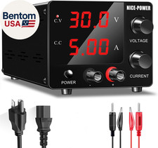 DC Power Supply Variable, 30V 5A Adjustable Switching Regulated Power Supply wit