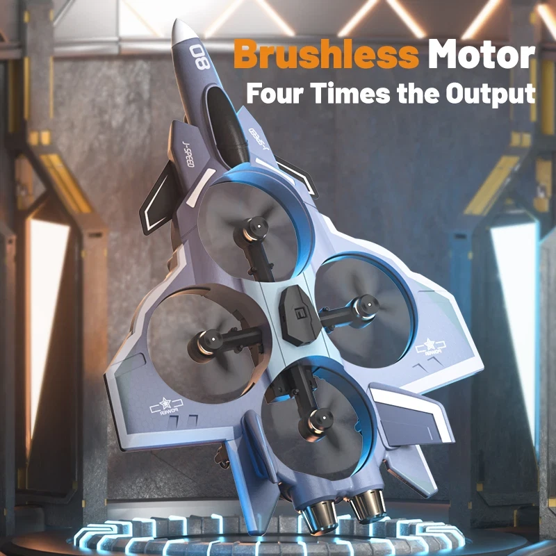 New Gravity Sensing Fighter Jet Toy 360 Rotation Stunt Drones RC Drone  Aircraft - Image 2 of 4