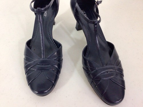 Vintage Liz Baker Blue Leather Heels Y2K Mary Jane Womens 7 New, $35 - Photo 7