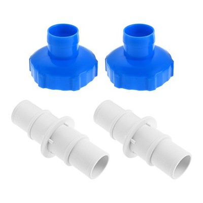 4Pcs 1-1/4 Or 1-1/2 Hose Connector Coupling 11238 B Adaptor For In-ground Pool