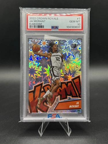 2022 Crown Royale Ja Morant KABOOM #7 PSA GEM MT  10