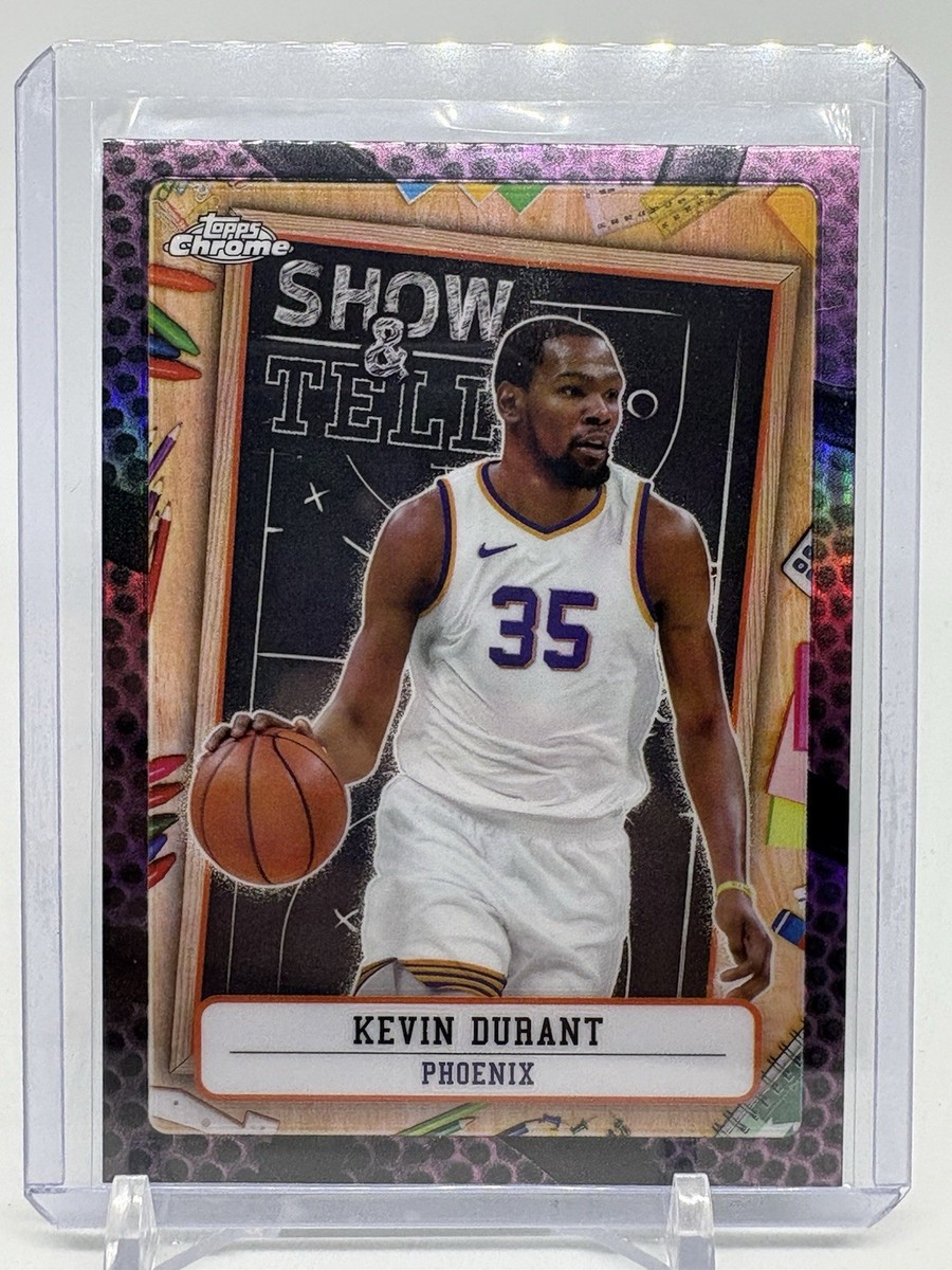 2024-25 Topps Chrome Kevin Durant Show and Tell Purple (E942) | eBay