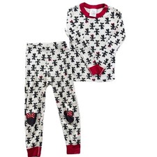 Hanna Andersson Disney Minnie Mouse Pajamas Long John Cotton Size 5 110cm 