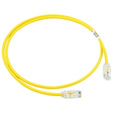 PANDUIT LAN Cable Cat6A Ultra-thin Professional 5m Yellow UTP28X5MYL