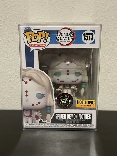 NEW! Demon Slayer Funko 1573 GITD Chase Spider Demon Mother Hot Topic Exclusive!