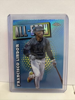 2025 Topps Chrome Logofractor Edition - All-Etch Francisco Lindor #CAE-10