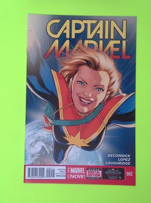 Captain Marvel #2 Vol. 7 2014 Marvel Comics High Grade Comic Book R82-165
