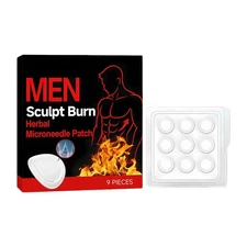 9 Pieces Men's Energy Balance Patch Hormones Regulate Fat Burning Stress Relieve