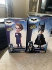 NECA The Dark Knight Bobblehead Figure BATMAN & JOKER Headknocker Figures New