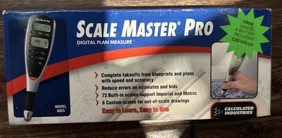 Calculated Industries Scale Master Pro 7.3'' Digital Plan Measure 6025