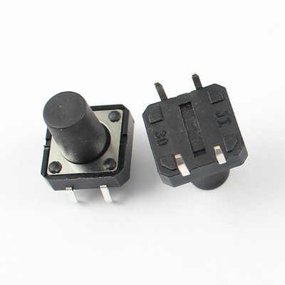 10Pcs Momentary Tactile Tact Push Button Switch 4 Pin DIP 12x12x12mm