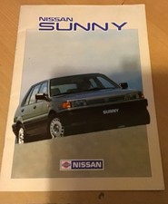 Nissan Sunny Brochure 1986