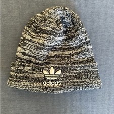 Adidas Unisex Heather Grey Beanie One Size Acrylic Outdoor Warm Winter Fall Snow