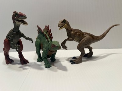 Lot 3 Mattel Jurassic World Epic Evolution Dominion Extreme Damage Dinosaurs