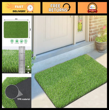 Realistic Artificial Grass Door Mat 24"x36" - Indoor/Outdoor Turf Rug for Home,