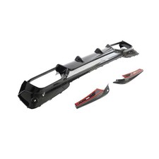 F97 X3m V1 3d Style Carbon Fiber Rear Diffuser - F97 X3m 2019-2021