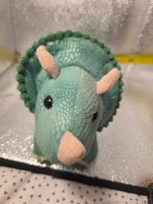 Triceratops Dinosaur Plush Valentine's Green Triceratops Stuffed Toy