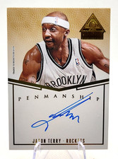 2014-15 Panini Paramount - Penmanship Gold Jason Terry #'D 01/10 #P-JT /25