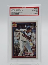 DAVE WINFIELD 1991 TOPPS DESERT SHIELD #630 PSA 10 Q7113