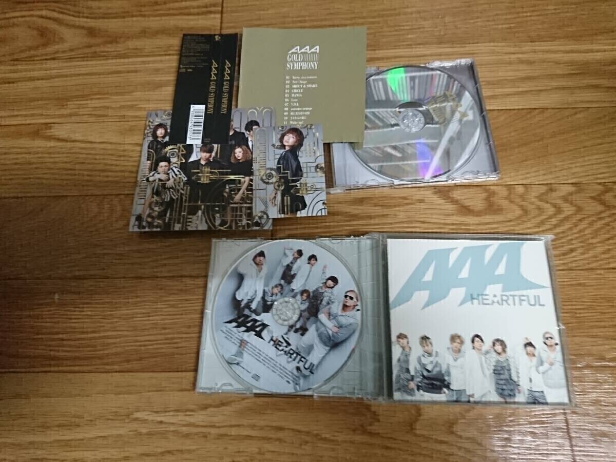 AAA Japan CD SET x2 【HEARTFUL】【GOLD SYMPHONY】 etc. Album