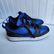 NIKE Court Borough Low Recraft Youth Big Kids Game Royal Black White 5.5 Y