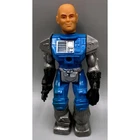 Remco Mantech Laser Tech Action Figure Vintage 1983 Blue Silver Robot Toy