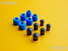 12 Eartips for Skullcandy Push Active Sesh Dime 2 1 -Memory & Noise Iso (BL-BNM)