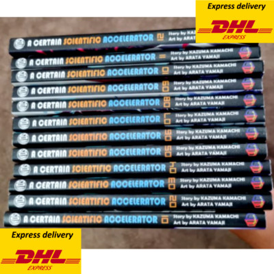 New A Certain Scientific Accelerator Vol 1-12 (End) English Ver. Comic -Fast DHL