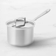 All-Clad D5 Brushed 18/10 Stainless Steel 5-Ply 2-qt Sauce Pan w/lid (SCRATCH)