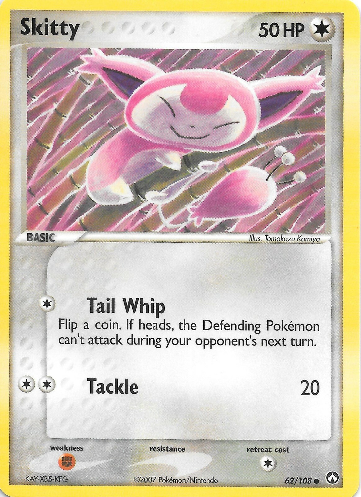 SKITTY  62/108  EX POWER KEEPERS Pokemon Card  NM