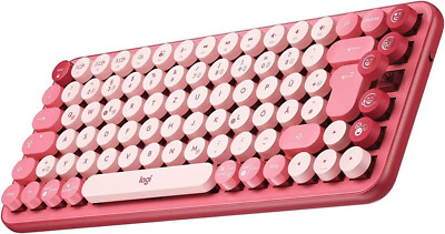 Logitech POP Keys Mechanische kabellose Tastatur, ROSA DEUTSCH QWERTZ #4