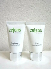 Lot of (2) Zelens Dr Marko Lens Minis Transformer Mask & Z Pure Cleansing Balm