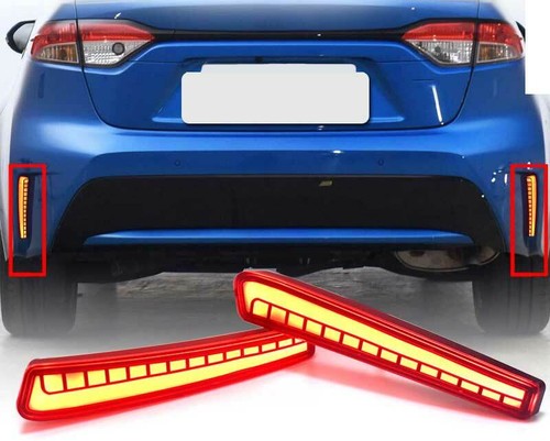 Transmisor de luz antiniebla trasera LED para Toyota Corolla 2019-2021 - Imagen 7 de 12