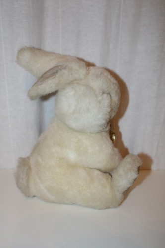 Gund Rabbit Bunny Stuffed Plush Toy Rare Vintage 1986 12" Leather Paws Ears - Picture 5 of 9