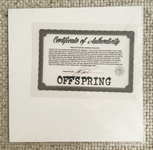 Offspring SIGNED XX/30 Smash Box Set Ultra Rare Band Version Separate Numbered - Picture 5 of 6