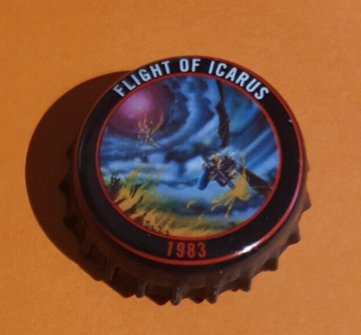 ROBINSONS Brauerei Bierflaschenverschluss Kronkorken TROOPER Iron Maiden FLIGHT OF ICARUS