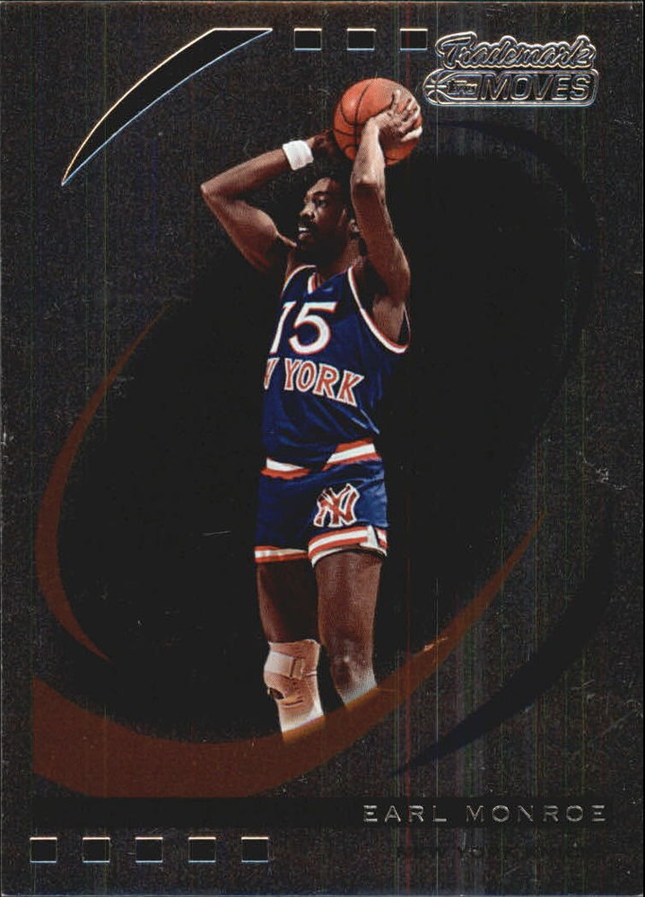 2006-07 Topps Trademark Moves Foil Knicks Basketball Card #92 Earl Monroe /299