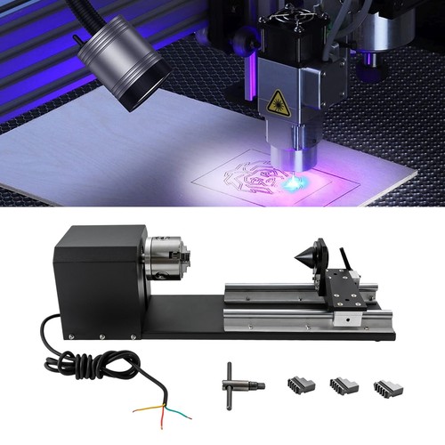 Laser Rotary Y-Achse Chuck Graveur Rotationsaufsatz für Gravur Schneiden A - Bild 5 von 20