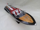 Free Shipping New Riva Aquarama 21" White-Red Seat Quality Wood Model Boat L50cm