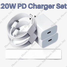 2 PACK 20w Type USB-C Fast Wall Charger For Apple iPhone X 11 12 13 14 Pro Max 8