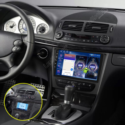 4G+64GB Für Mercedes-Benz E-Klasse CLS W211 W219 Carplay Autoradio Android 15.0